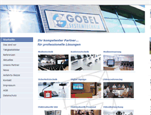 Tablet Screenshot of goebel-systemtechnik.de